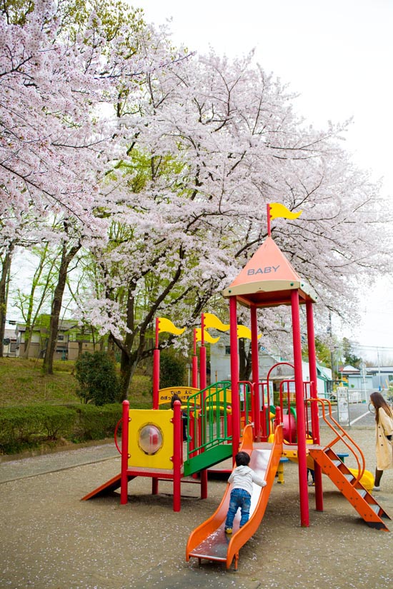北本市子供公園　幼児対象の小型複合遊具