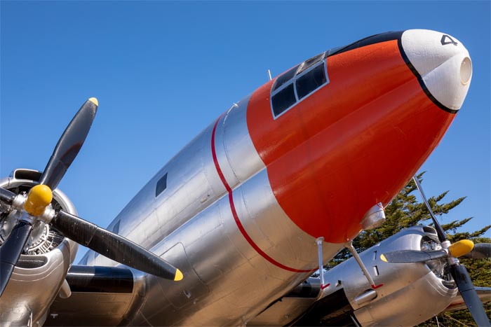 所沢航空記念公園　C-46中型輸送機