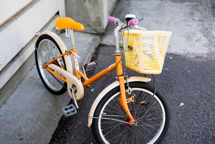 久喜菖蒲公園　レンタサイクル　ちょっと小さめの自転車