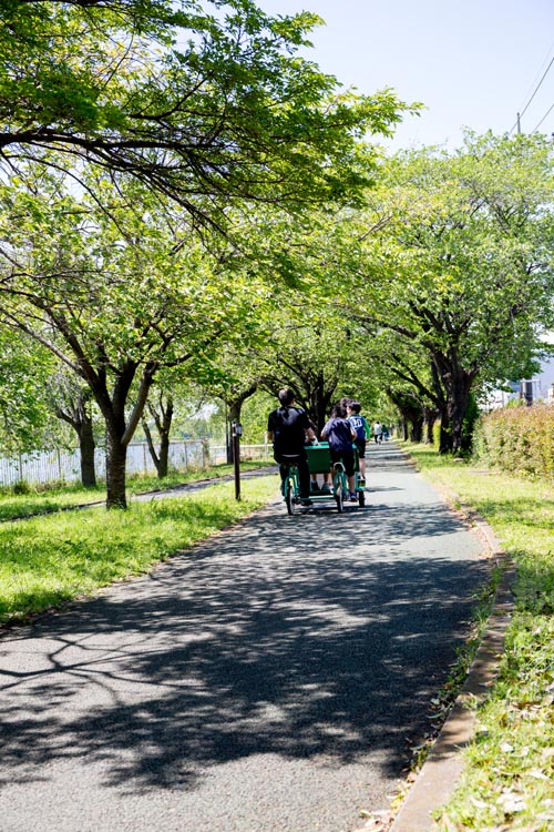 久喜菖蒲公園　サイクリングロード