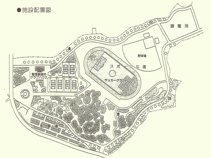 日高総合公園　園内案内図