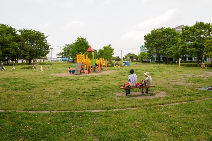 松伏記念公園　小型の複合遊具