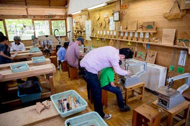 埼玉県農林公園　木材文化館　木工工作室
