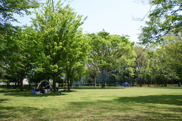 庄和総合公園　バーベキューが許可されている場所　2007年の写真