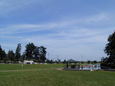 あけぼの公園　芝生広場　2001年の写真