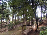 あけぼの公園　フィールドアスレチック　2001年の写真