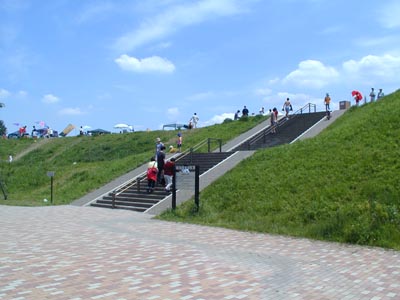 荒川彩湖公園　階段