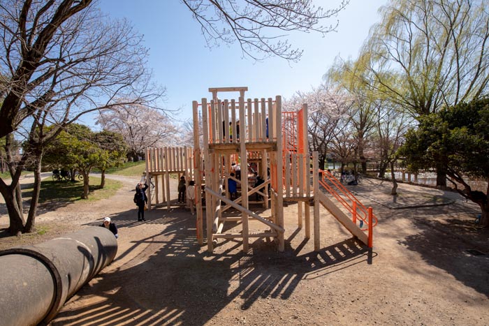 西城沼公園　2019年完成の新大型複合遊具
