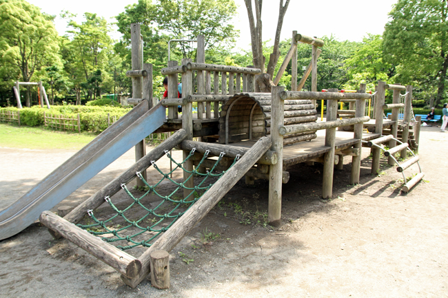 城山公園（桶川市）木製遊具